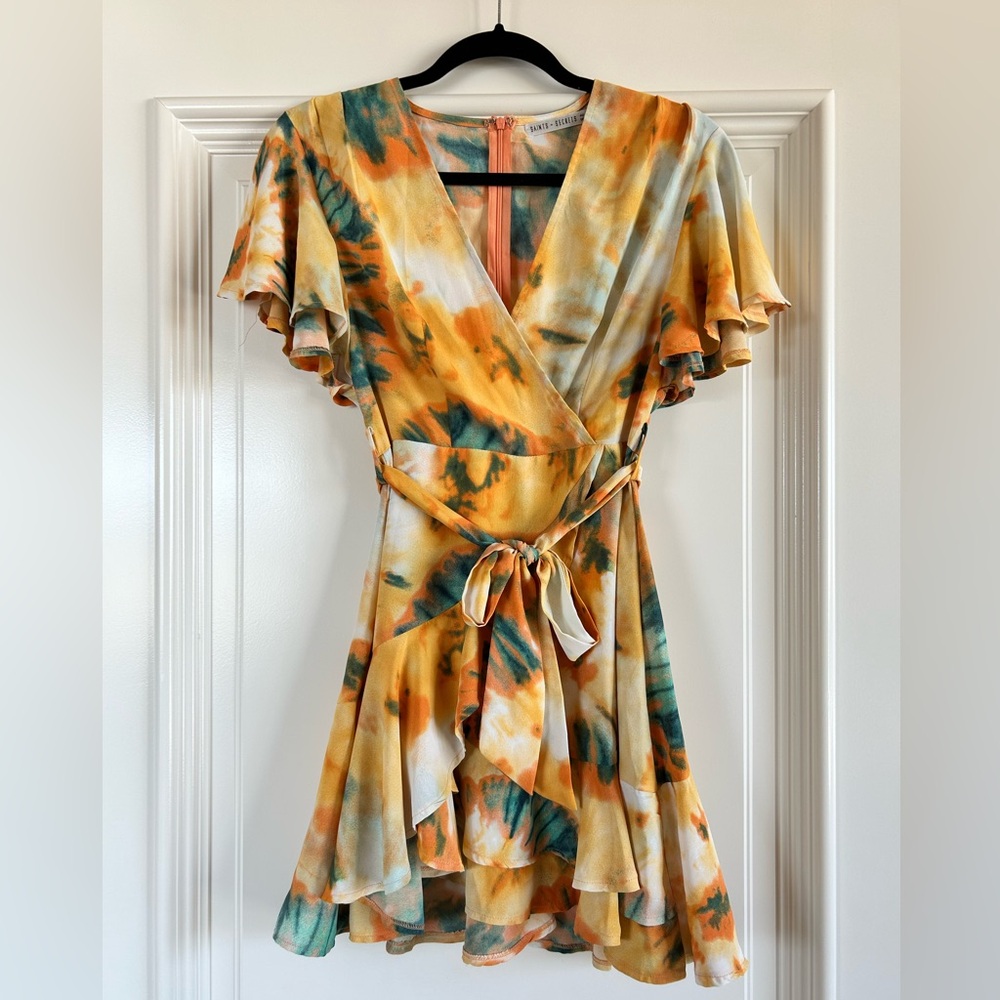 Saints + Secrets Tie-Dye Party Dress